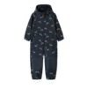 NAME IT Softshell kombinezonas unisex "Šuniukai" (Tamsiai mėlynas)