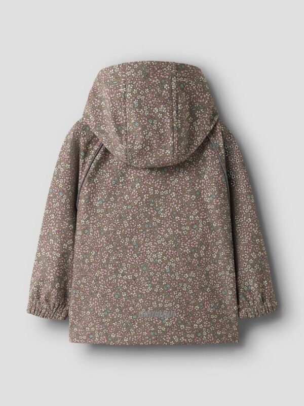 NAME IT Softshell striukė "Gėlynėlis" (Ruda)