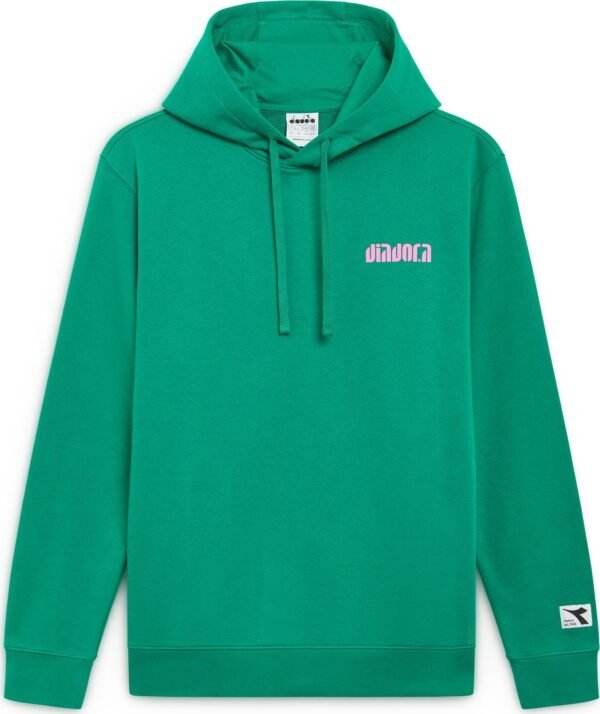 a3c02a2bcd1b47fbc315d856292547ce DIADORA Diadora Hoodie Athl. Logo 502.181685 Green 562 C