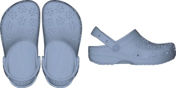 a47b65628c003be230a03345b8384b93 Crocs™ CLASSIC FLORAL CUT OUT CLOG KID'S Blue Haze