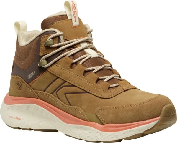 b62448a9a15e4061d4ab17d7b37f895b Keen Leiki Leather Mid Wp Women's 1031189 Chipmunk/Birch