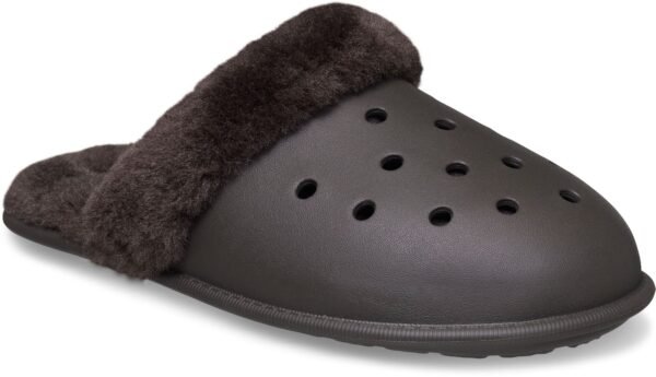 bb626febac066775a3b5c89d3f209ec4 Crocs™ Classic Fuzz Scuff Dark Cocoa