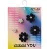 Crocs™ Jibbitz Black Velvet Flower 5 Pack 198445295560 Jibbitz Black Velvet Flower 5 Pack 198445295560