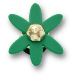 Crocs™ Jibbitz Retro Green Spinner Flower 198445437144 Jibbitz Retro Green Spinner Flower 198445437144