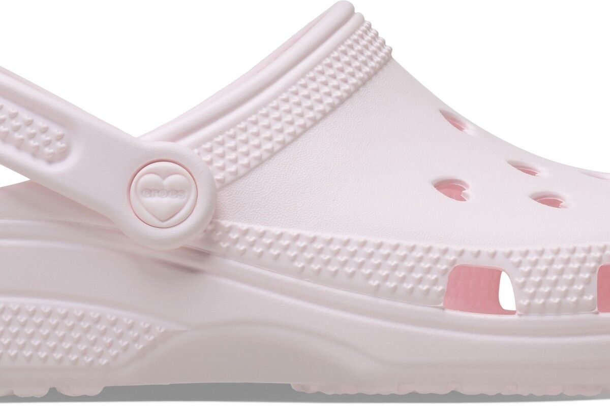 dd71a9453c04d8f6b2e322730c43e22e Crocs™ Classic Hearts Cut Out Clog Bubble Ice