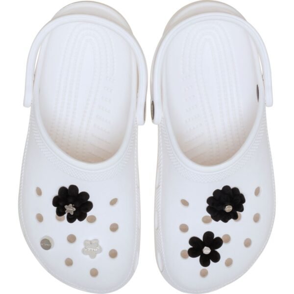 Crocs™ Jibbitz Black Velvet Flower 5 Pack 198445295560 Jibbitz Black Velvet Flower 5 Pack 198445295560