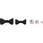 Crocs™ Jibbitz Pink SMT Pearl and Bow 5 Pack 198445296642 Jibbitz Pink SMT Pearl and Bow 5 Pack 198445296642