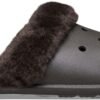ed2165719749bfdf213dcf8f708b2cd9 Crocs™ Classic Fuzz Scuff Dark Cocoa
