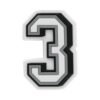 ff73fa232ef29496d0263e85ed1eaeec Crocs™ Crocs JIBBITZ B&W NUMBER 3 G0577900-MU Crocs JIBBITZ B&W NUMBER 3 G0577900-MU