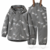 NAME IT Softshell kelnių ir striukės komplektas "Pilkas mamutas"