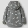 NAME IT Softshell kelnių ir striukės komplektas "Pilkas mamutas"