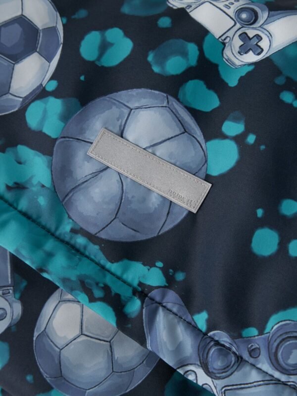 NAME IT demisezoninė striukė "Futbolas" (Mėlyna)