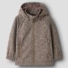 NAME IT Softshell striukė "Gėlynėlis" (Ruda)