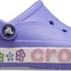 Crocs™ BAYABAND FLOWER BAND CLOG KID'S Digital Violet