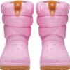 76ab473231d75a0203389151c9dda8c4 Crocs™ Classic Neo Puff Boot Kid's 207684 Pink Tweed/Gum