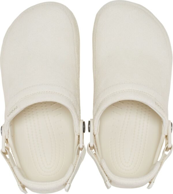 Crocs™ Classic Crafted Vegan Suede Clog Summit White