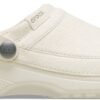 Crocs™ Classic Crafted Vegan Suede Clog Summit White
