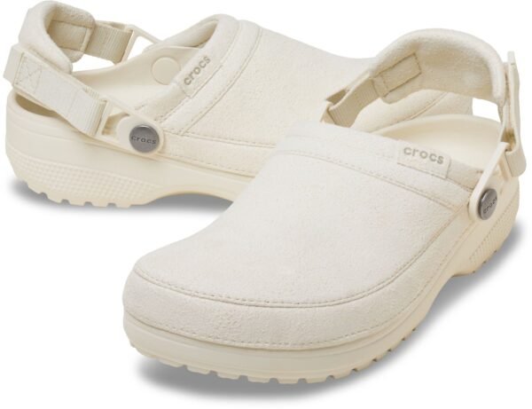 Crocs™ Classic Crafted Vegan Suede Clog Summit White