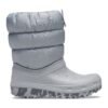 Crocs™ Classic Neo Puff Boot žieminiai batai (Pilki)
